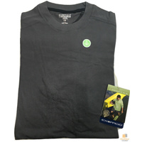 ExOfficio Satellite Tee Organic Cotton Soybean Short Sleeve Top T-Shirt Plain - Dark Pebble - L