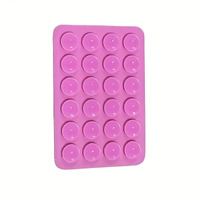 3M Silicone Phone Case Mount Pad Suction Cup Hands Free Holder Adhesive - Pink