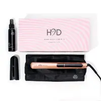 H2D Hair 2 Day Hair Straightener Styler Styling Iron Linear II Rose Gold 230 Degree