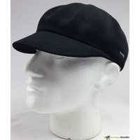 KANGOL Tropic Mau Cap 6369BC Driving Army Vintage Classic Military Hat - Black - M