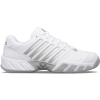 K-Swiss Womens Bigshot 4 AC Tennis Shoes - White/Silver