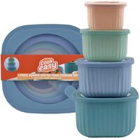 Set of 4 Square Nested Food Storage Container Set