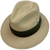 Luxury Genuine Panama Straw Hat Ecuadorian Fedora Brim - Hand Woven in Ecuador MADE IN USA