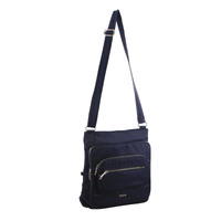 Pierre Cardin Nylon Cross Body RFID Anti-Theft Slash Proof Bag - Navy