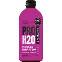 PRO H20 Sparkling Water 20g Protein Hydration Drink Zero Sugar - Purple Platypus