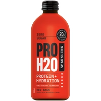 PRO H20 Sparkling Water 20g Protein Hydration Drink Zero Sugar - Red Back