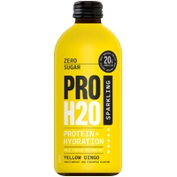 PRO H20 Sparkling Water 20g Protein Hydration Drink Zero Sugar - Yellow Dingo