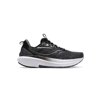 Saucony Womens Echelon 9 X-Wide Extra Wide Shoes Runners Sneakers in Black/White