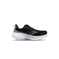 Saucony Womens Guide 17 Wide Sneakers Shoes Runners in Black/Fog