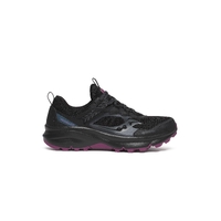 Saucony Womens Excursion TR17 Gore Tex GTX Runners Shoes in Black/Plum