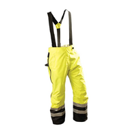 Occunomix 3M Workwear Breathable Rain Bib Pants in Yellow