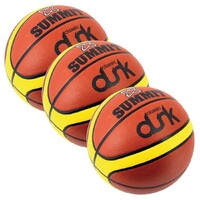 3x Summit Classic Dunk Basketball Indoor Outdoor Sport Game Rubber Ball Size 6