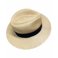 Hand Woven Panama Safari Cooler Outback Hat Summer Breathable Waterproof-Putty