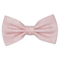 Premium Tapestry Bow Tie Floral Paisley - Pink