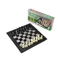 Magnetic Portable Travel Chess Game Set Folding Board Game Chessboard - 19 x 19cm