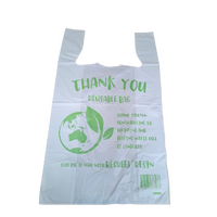 500pcs Large 54×33cm Reusable Plastic Singlet Shopping Grocery Carry Bags Big