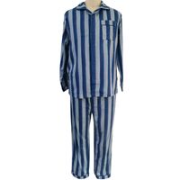 Mens FLANNELETTE PYJAMA Set Sleepwear Soft 100% Cotton PJs Two Piece Pajamas
