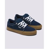 Vans Skate Chukka Low Lace Up Shoes in Dress Blues/Gum