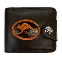 Souvenir Wallet Australia Classic Australian Kangaroo in Brown