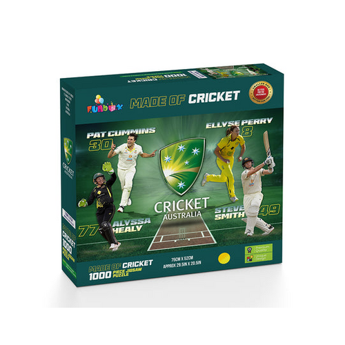 Cricket Australia 1000 Piece Jigsaw Puzzle Official Licensed Merchandise - 75x52cm