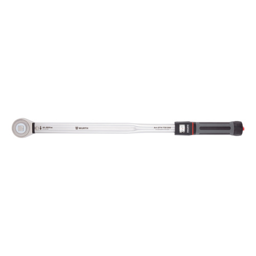 Wurth 1/2 Inch Torque Wrench 60-300Nm Ratchet Drive Tool for Precise Bolt Tightening