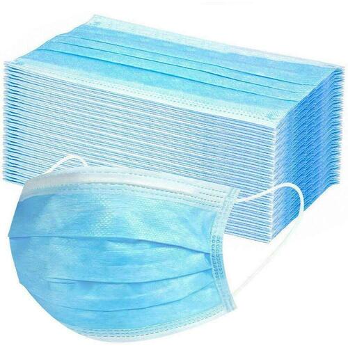 100x Disposable Surgical Face Mask Dust Mouth Guard 3 Ply Air Purifying