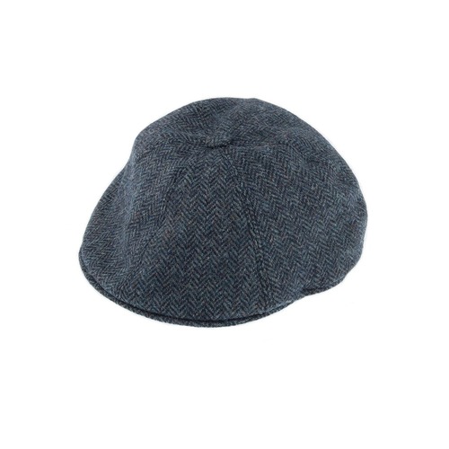 DENTS Mens Drivers Cap Abraham Moon Hat Tweed Peeky Blinders - Navy