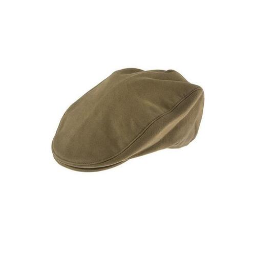 Dents Mens Moleskin Flat Cotton Cap Ivy Hat - Camel