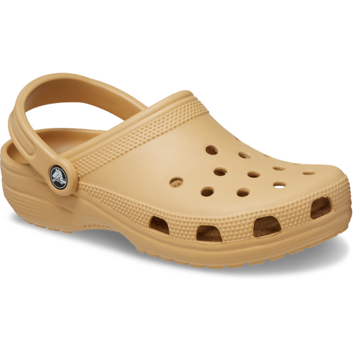 Crocs Classic Clogs Roomy Fit Sandal Clog Sandals Slides Waterproof in Wheat