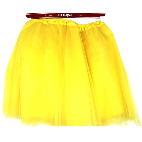 Yellow Tulle Ballerina Tutu – Medium, 3-Layer Adult Costume Australia Day