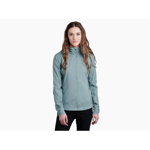 Kuhl The One Jacket Womens Windproof Warm Lightweight Eucalyptus in XS