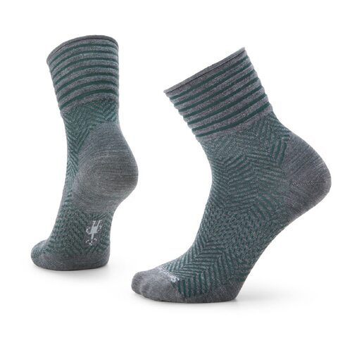 Smartwool Women's Everyday Herringbone Ankle Boot Socks Medium Grey - S