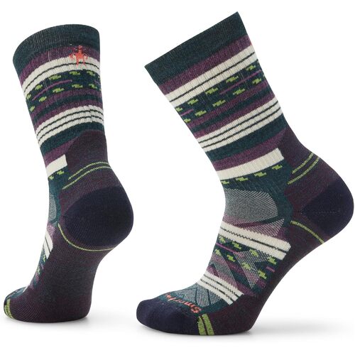 Smartwool Womens Hike Light Cushion Margarita Crew Sock Wool in Alpine Blue