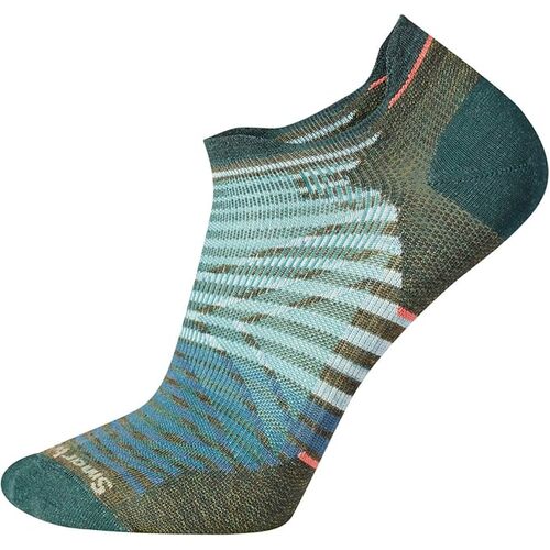 Smart Wool Run ZC Low Ankle Merino Wool Socks - Military Olive - XL