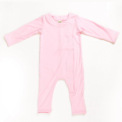 Ponchik Babies + Kids - Magnetic Bamboo Body Suit - Love