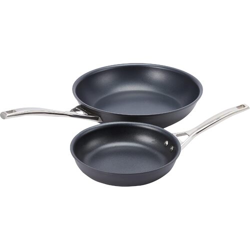 Pyrolux HA+ Induction 2-Piece Non-Stick Fry Pan/Skillet Set 20 cm & 28 cm in Black