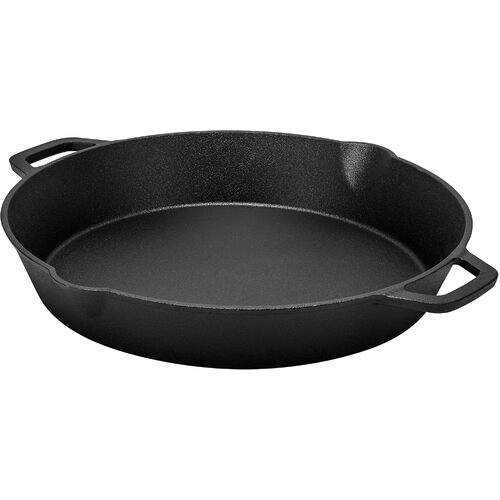 Pyrolux Pyrocast Chef Fry Cast Iron Pan 43cm Black