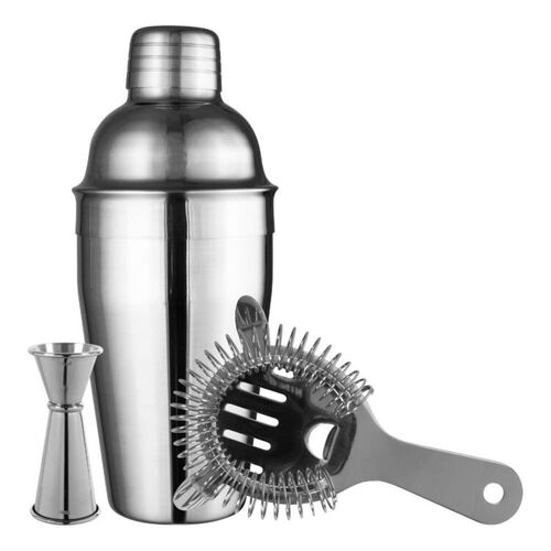 Avanti Essentials Cocktail Shaker Set Mixer Martini Spirits Maker Bar Strainer Bartender