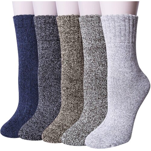 3x Mens Pairs Thick Wool Blend Work Socks Heavy Duty Outdoor Warm (EU42-EU48)