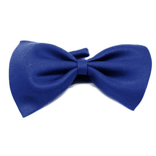 Mens BOW TIE Wedding Tuxedo  Formal Bestman Necktie Classic Plain Party - Blue