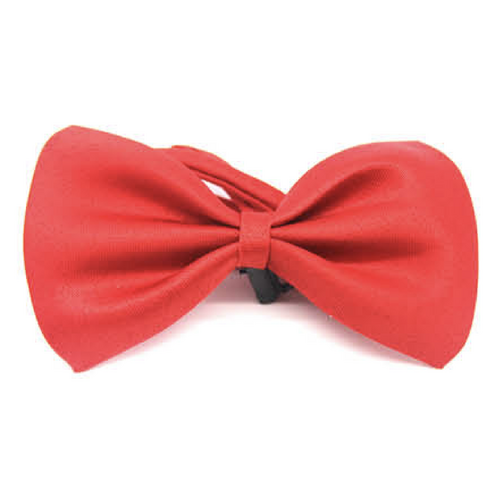 Mens BOW TIE Wedding Tuxedo  Formal Bestman Necktie Classic Plain Party - Red