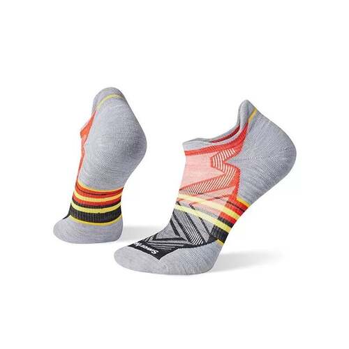 Smart Wool Unisex Cushion Patterned Low Cut Running Socks - Large