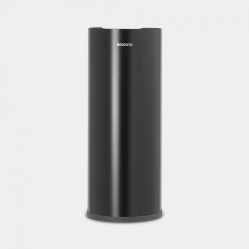 Brabantia Toilet Roll Dispenser Bathroom Tissue Paper Holder in Matte Black