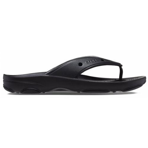 Crocs Unisex-Adult Classic All-Terrain Slip On Comfy Flip Flops - Black