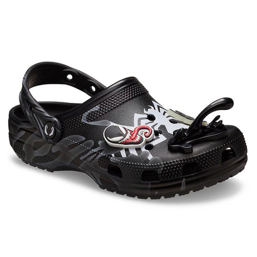 Crocs Classic x Marvel Venom Clogs Sandals in Black Size Mens US 8/Womens US 10