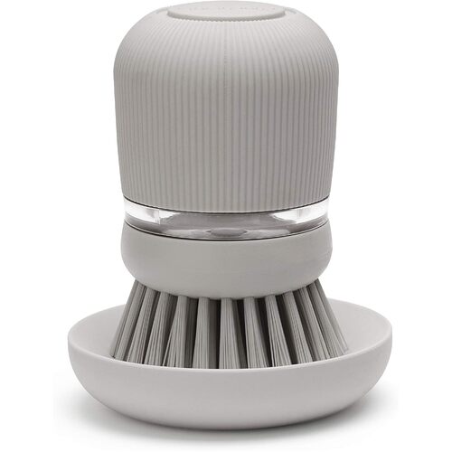 Brabantia Soap Dispensing Dish Brush in Mid Grey