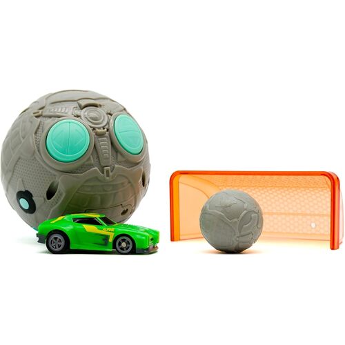 Rocket League Toy Micro RC Dominus Car with Goal 2.4GHz Light Up in Green