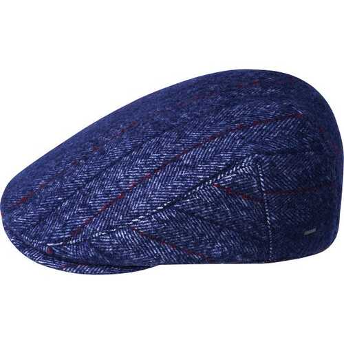 Bailey Mens Kenon Ivy Flat Cap Hat - Dark Denim