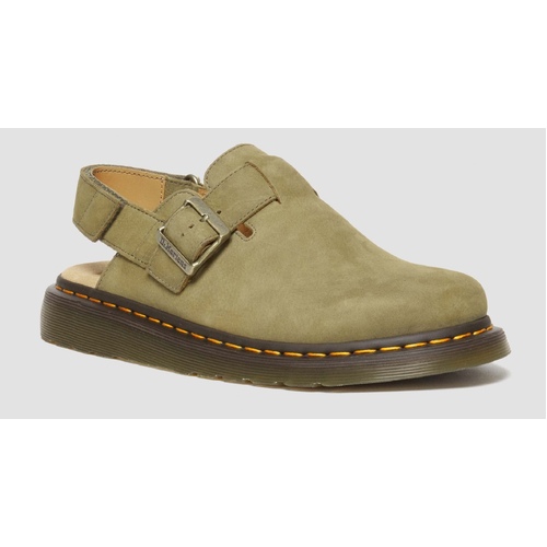 Dr. Martend Jorge II Sling Back Shoes Sandals Slip On in Olive Nubuck