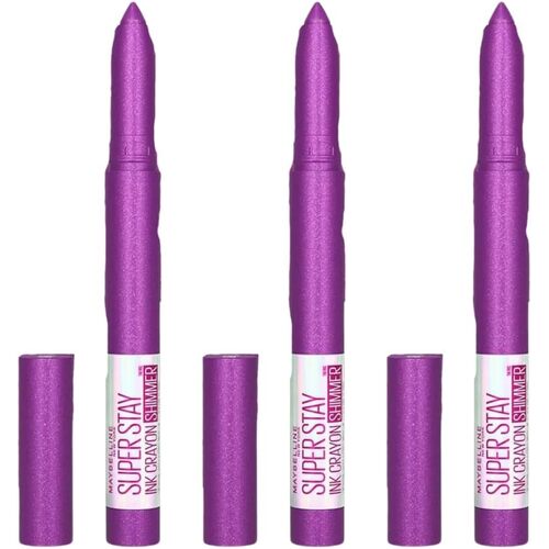 3x Maybelline New York Superstay Ink Longwear Crayon Lipstick - Throw a Party 170